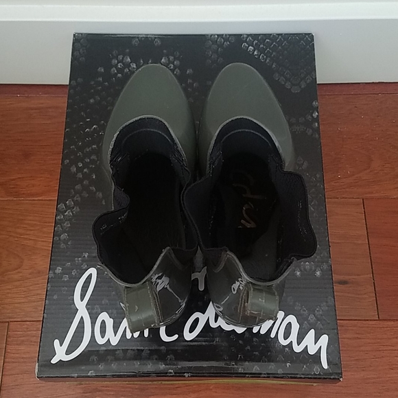 Sam Edelman Tinsley Moss green rain Chelsea boots. Size 7. - Picture 5 of 7